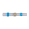 Heat Shrink Butt Connector Solder Terminal 16-14 AWG, Blue - Pack of 25 BTSSB25
