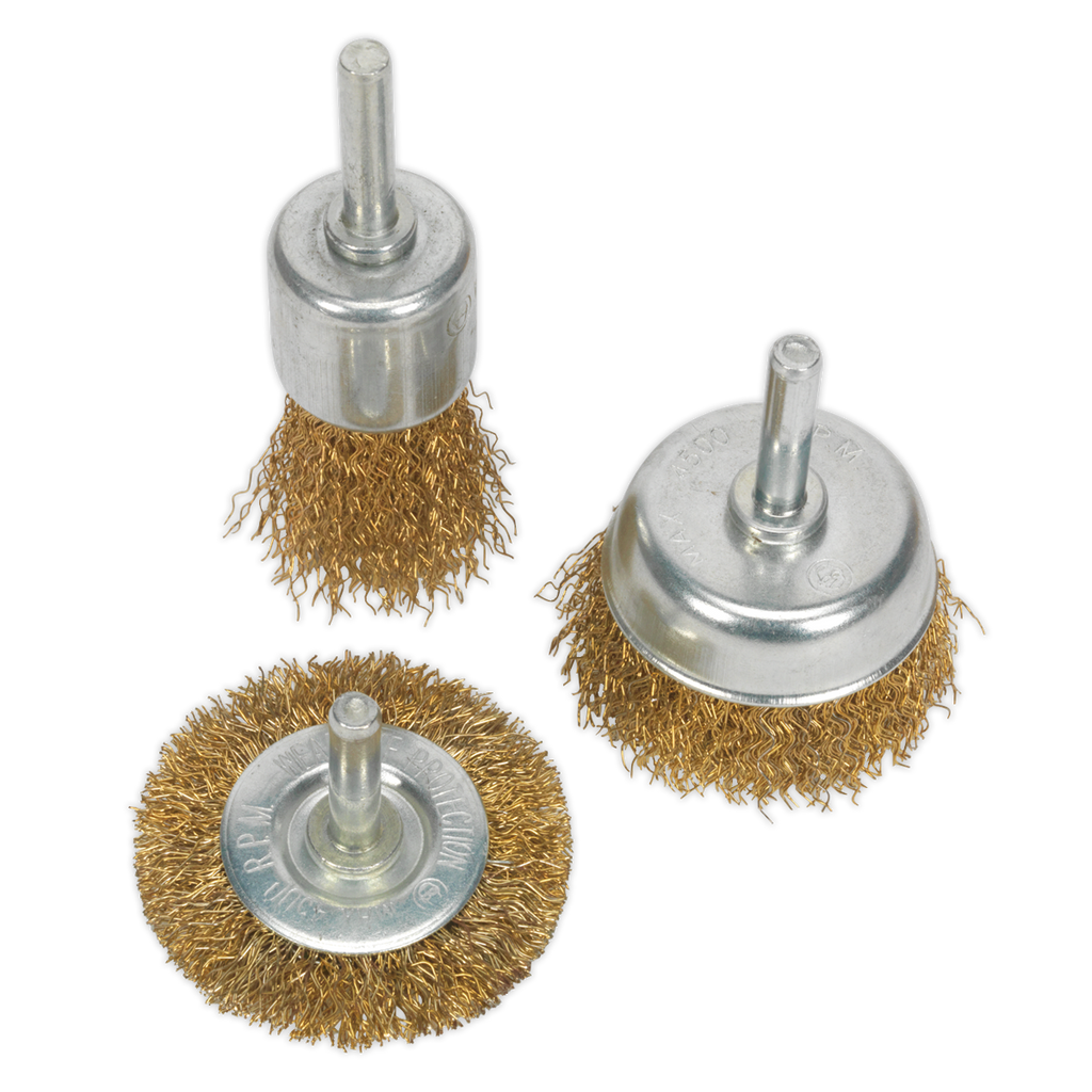 Crimped Wire Brush Set 3pc BWBS03