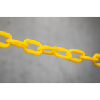 Plastic Chain 25m x 6mm - Black/Yellow BYC25M