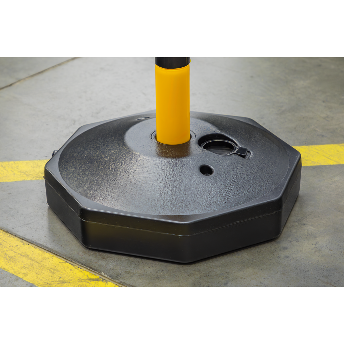 Post with Base - Black/Yellow BYPB01