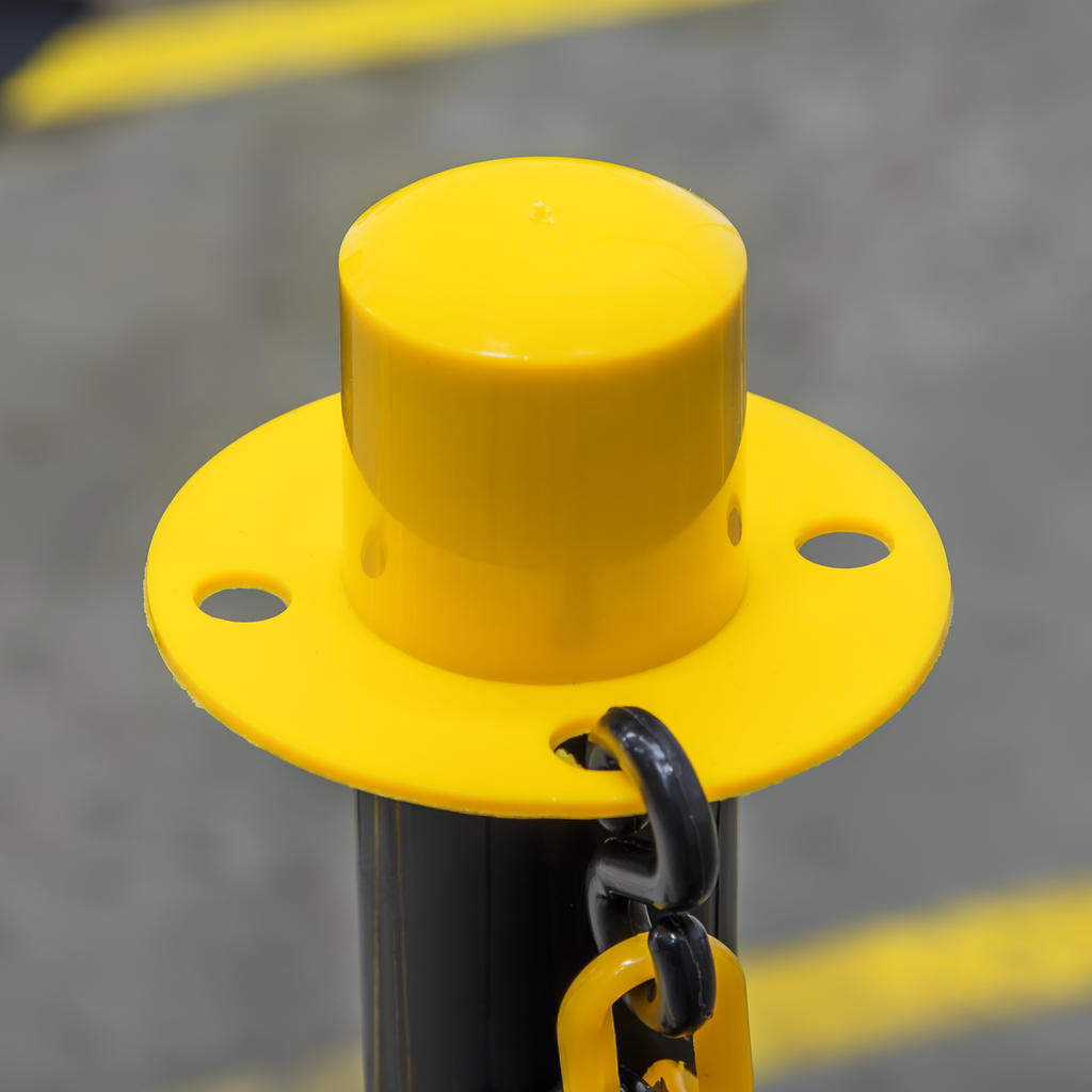 Post with Base - Black/Yellow BYPB01