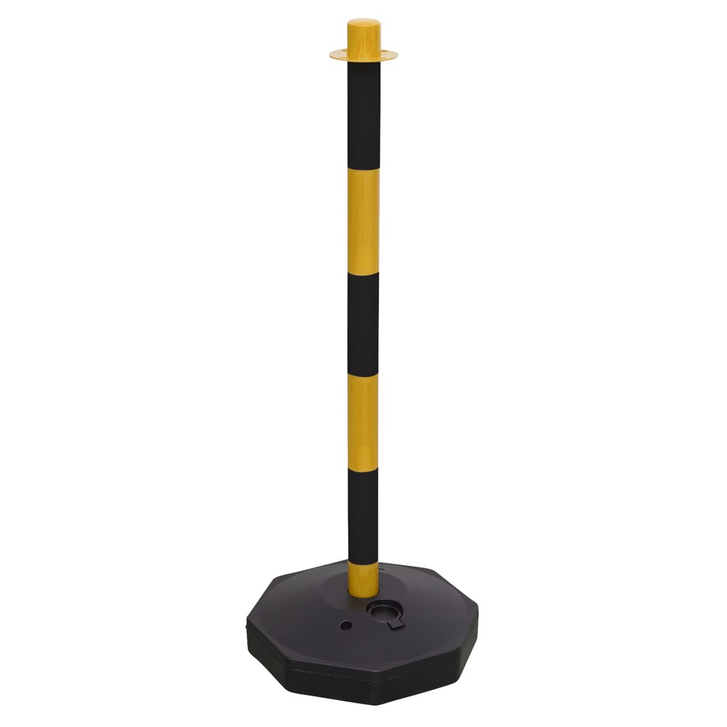 Post with Base - Black/Yellow BYPB01
