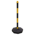 Post with Base - Black/Yellow BYPB01