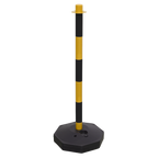 Post with Base - Black/Yellow BYPB01
