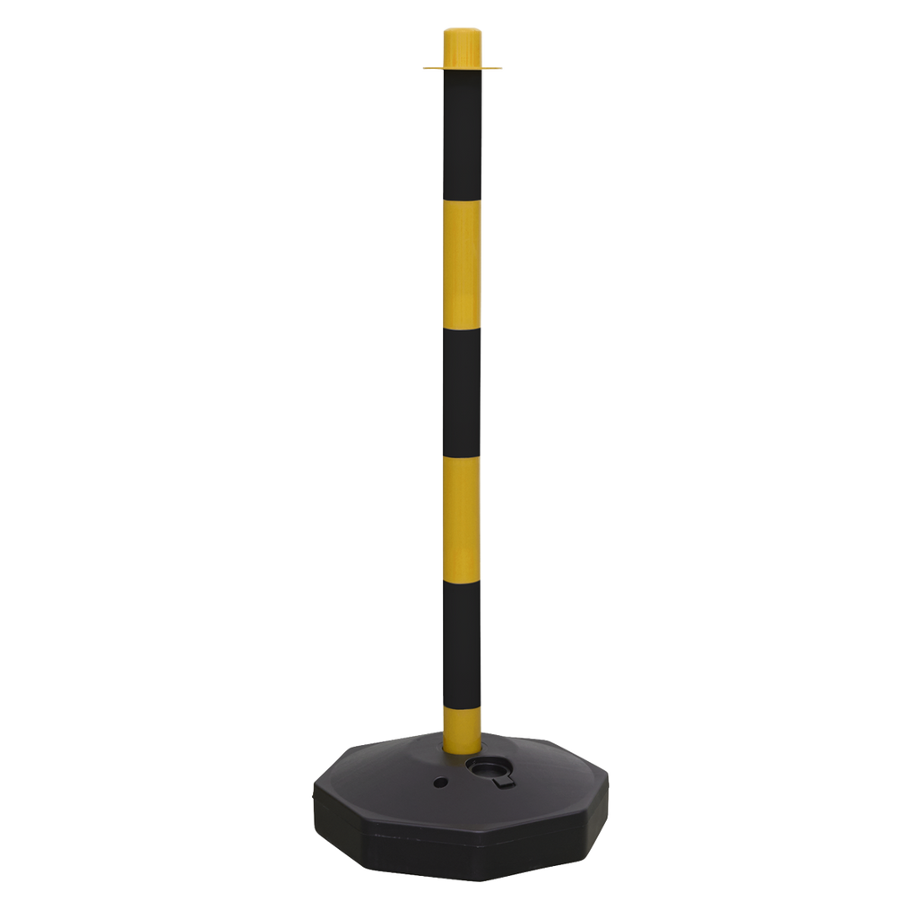 Post with Base - Black/Yellow BYPB01