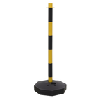 Post with Base - Black/Yellow BYPB01