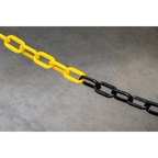 Post & Chain Kit 25m - Black/Yellow BYSBKIT