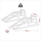 Car Ramps 1 Tonne Capacity per Ramp 2 Tonne Capacity per Pair CAR2000