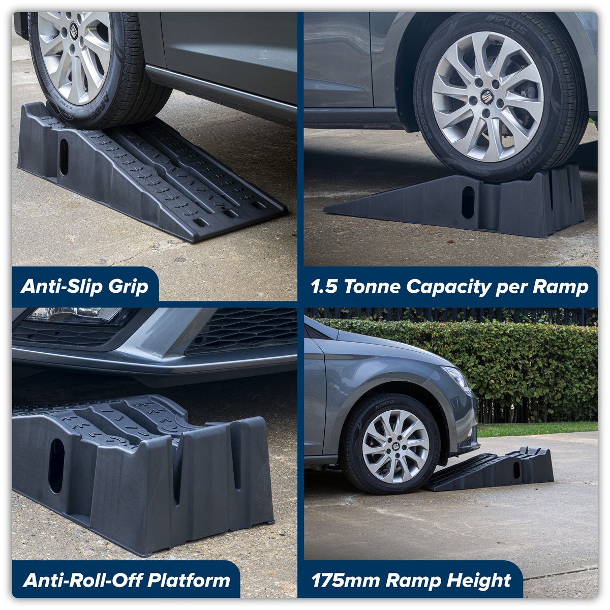 Car Ramps 1.5 Tonne Capacity per Ramp 3 Tonne Capacity per Pair CAR3000C