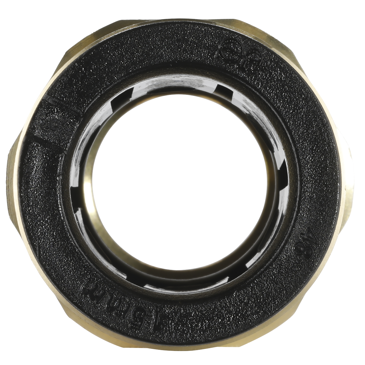 John Guest® Brass Straight Adaptor 15mm x 1/2"BSPT CAS15BSA