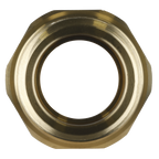 John Guest® Brass Straight Adaptor 15mm x 1/2"BSPT CAS15BSA