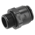 John Guest® Straight Adaptor 15mm x 1/2"BSP - Pack of 2 CAS15SA