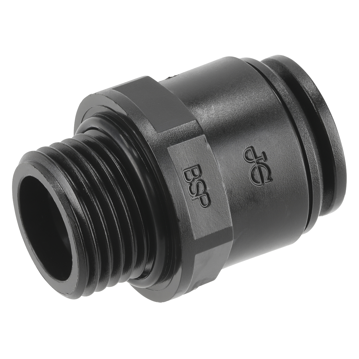 John Guest® Straight Adaptor 15mm x 1/2"BSP - Pack of 2 CAS15SA