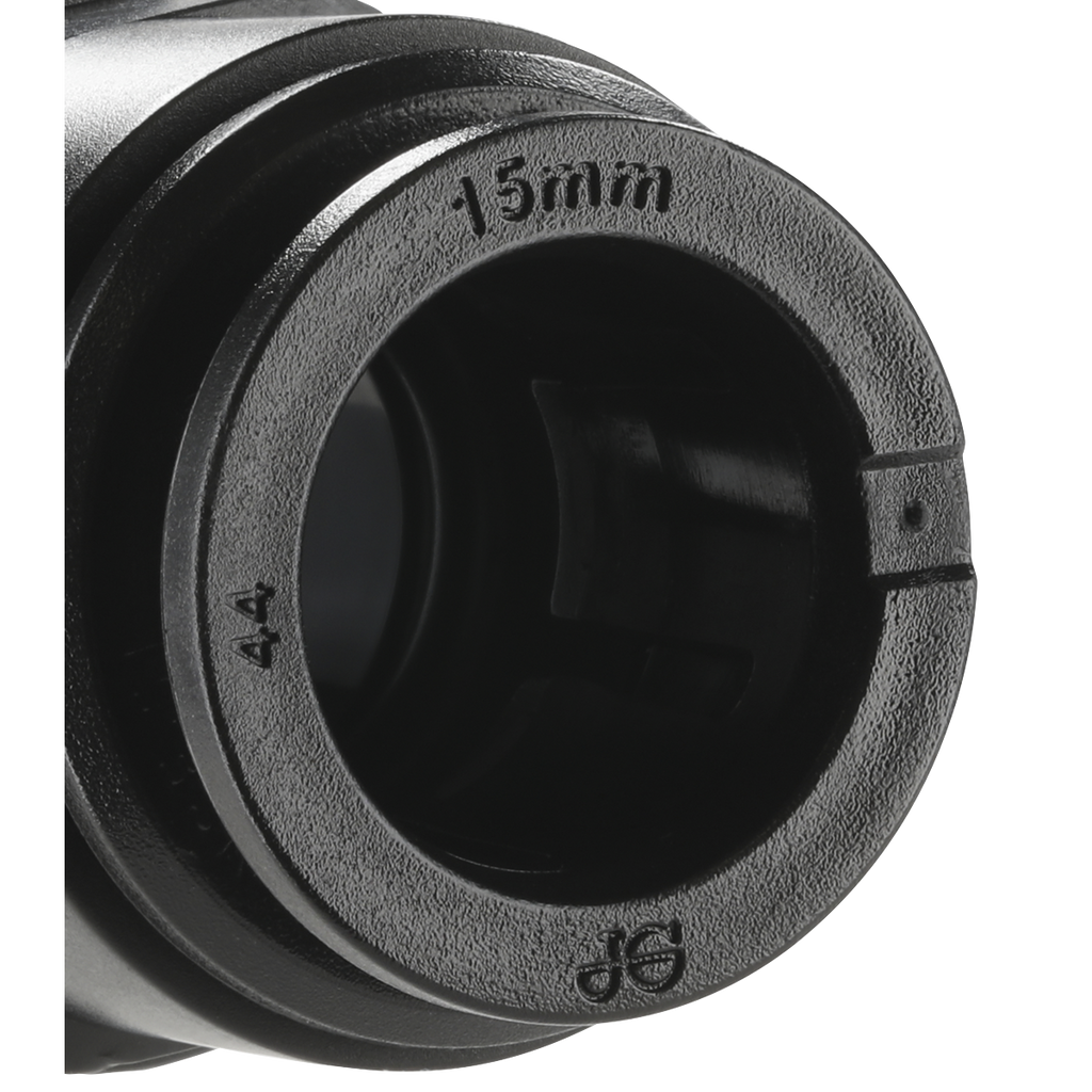 John Guest® Straight Adaptor 15mm x 1/2"BSP - Pack of 2 CAS15SA