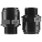 John Guest® Straight Adaptor 15mm x 1/2"BSP - Pack of 2 CAS15SA