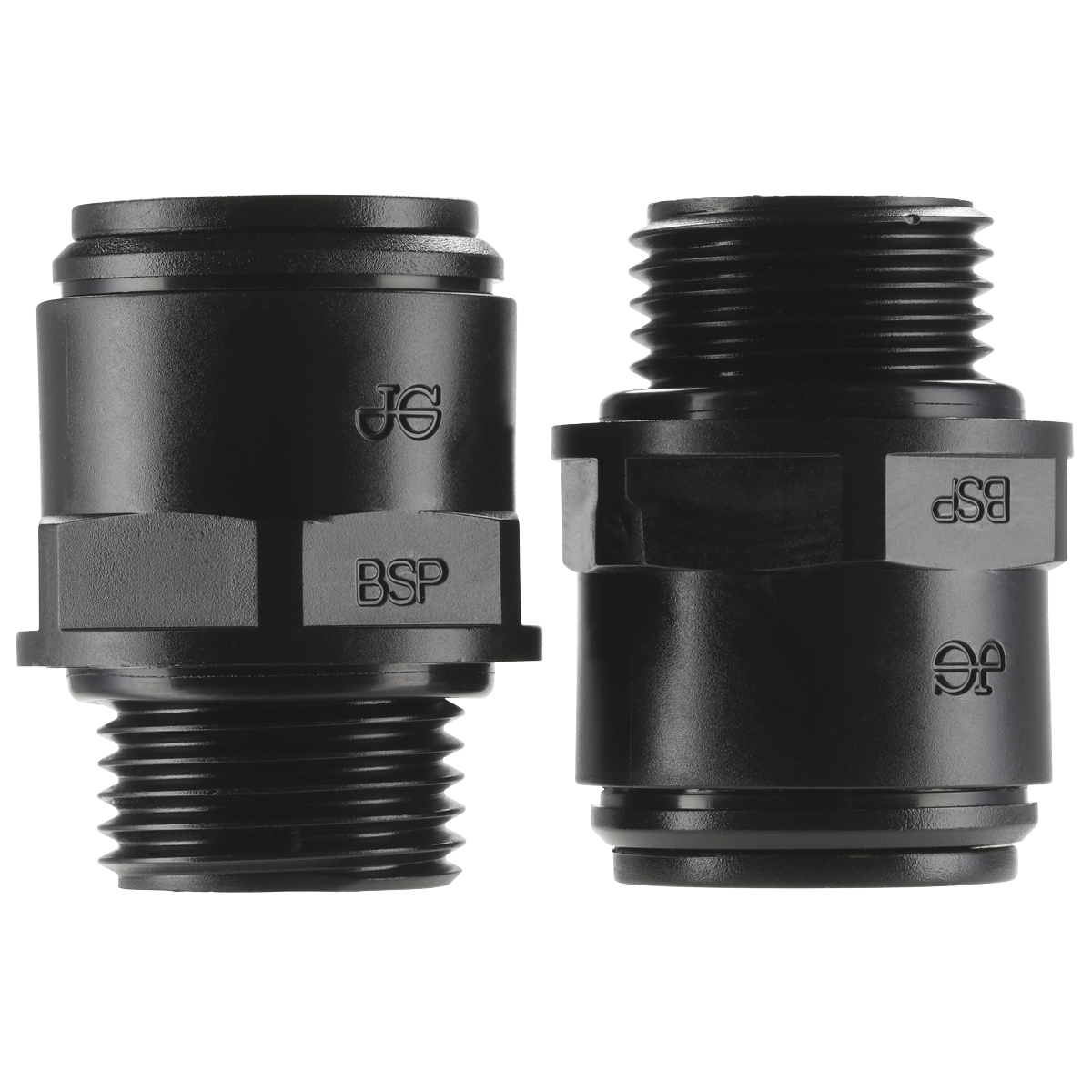 John Guest® Straight Adaptor 15mm x 1/2"BSP - Pack of 2 CAS15SA