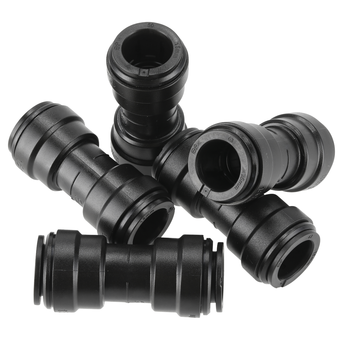 John Guest® Straight Connector 15mm - Pack of 5 CAS15SC