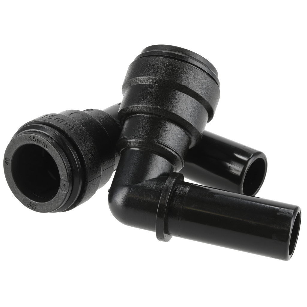 John Guest® Stem Elbow 15mm - Pack of 2 CAS15SE