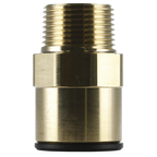 John Guest® Brass Straight Adaptor 22mm x 3/4"BSPT CAS22BSA