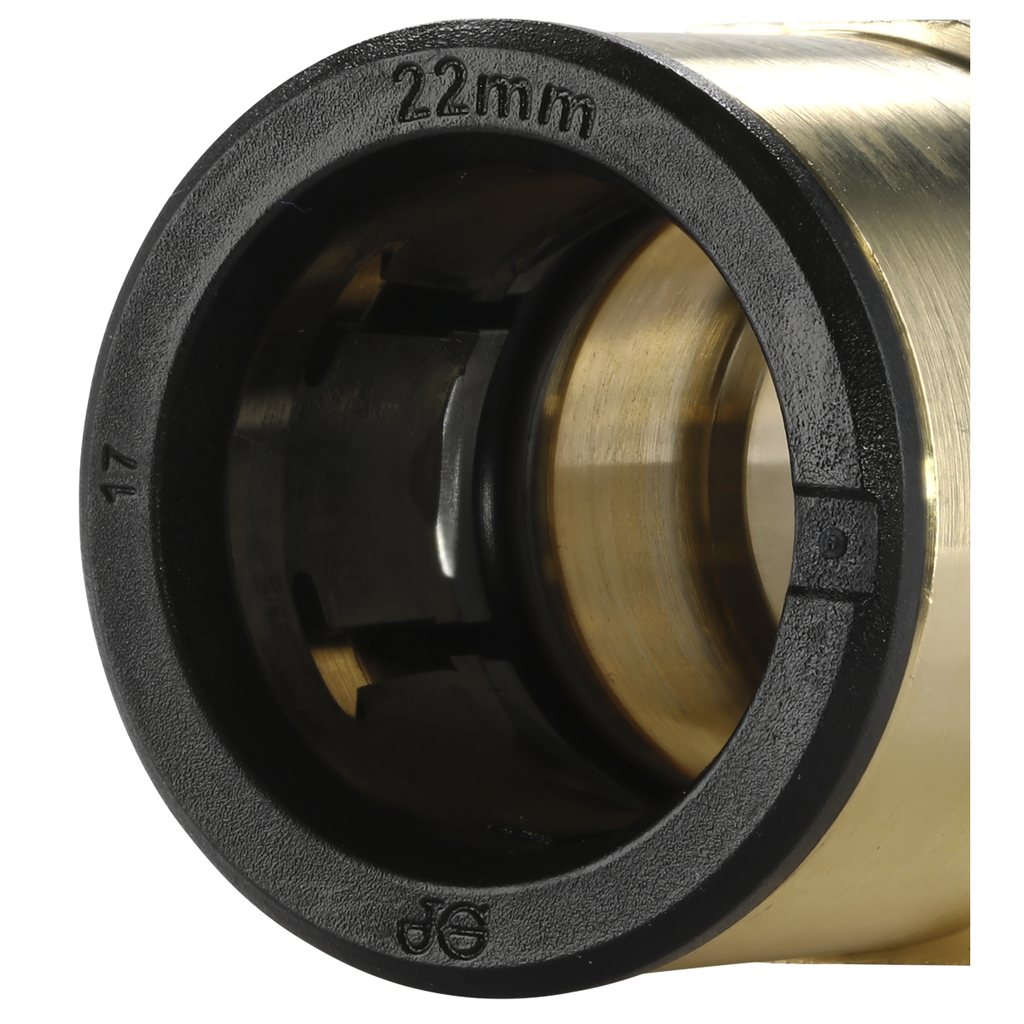 John Guest® Brass Straight Adaptor 22mm x 3/4"BSPT CAS22BSA