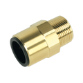 John Guest® Brass Straight Adaptor 22mm x 3/4"BSPT CAS22BSA
