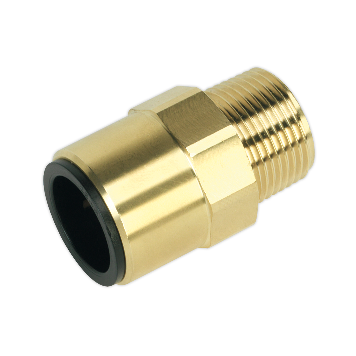 John Guest® Brass Straight Adaptor 22mm x 3/4"BSPT CAS22BSA