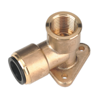 John Guest® Brass Wingback Elbow 22mm x 3/4"BSP CAS22BWE