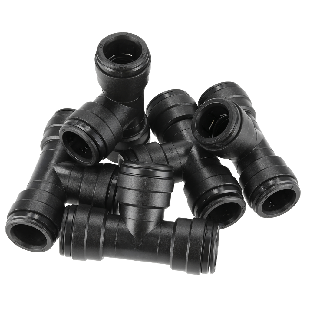 John Guest® Equal Tee 22mm - Pack of 5 CAS22ET