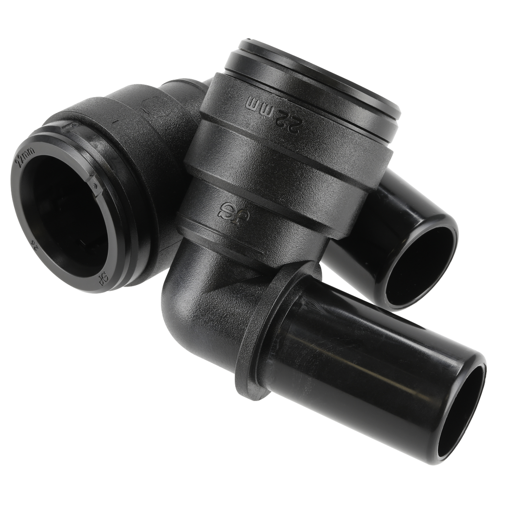 John Guest® Stem Elbow 22mm - Pack of 2 CAS22SE