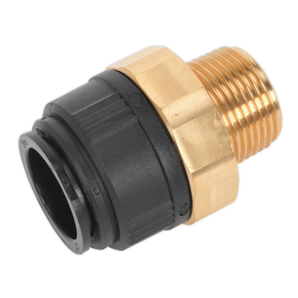John Guest® Brass Straight Adaptor 28mm x 1"BSPT CAS28BSA