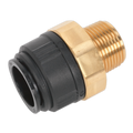 John Guest® Brass Straight Adaptor 28mm x 1"BSPT CAS28BSA