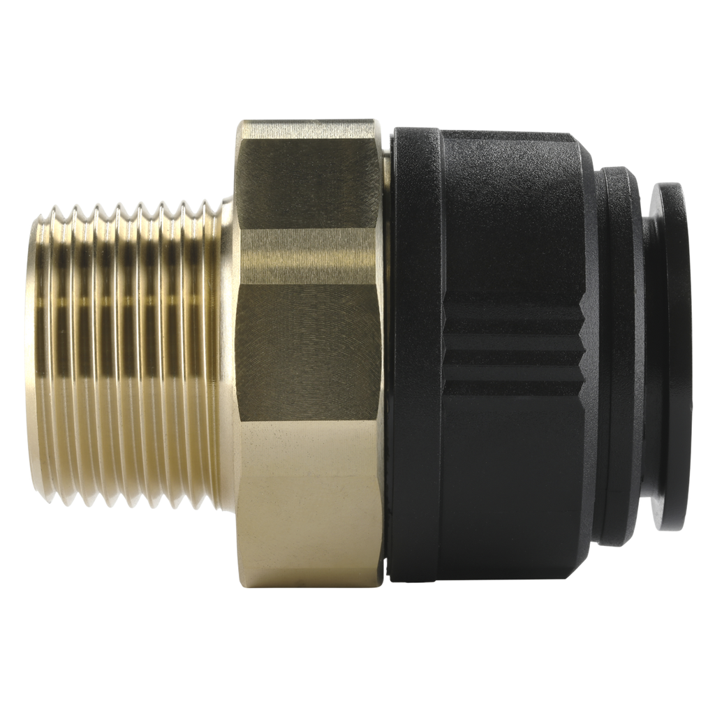 John Guest® Brass Straight Adaptor 28mm x 1"BSPT CAS28BSA