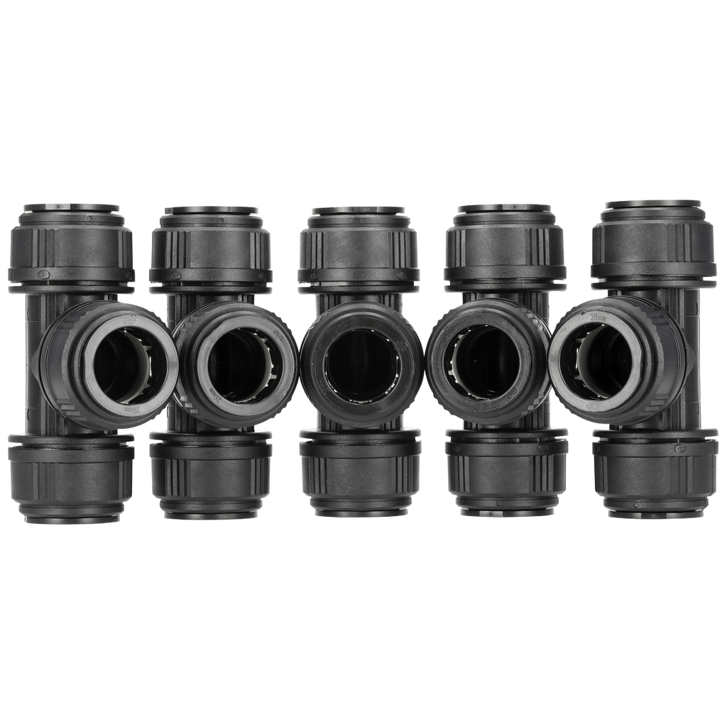 John Guest® Equal Tee 28mm - Pack of 5 CAS28ET