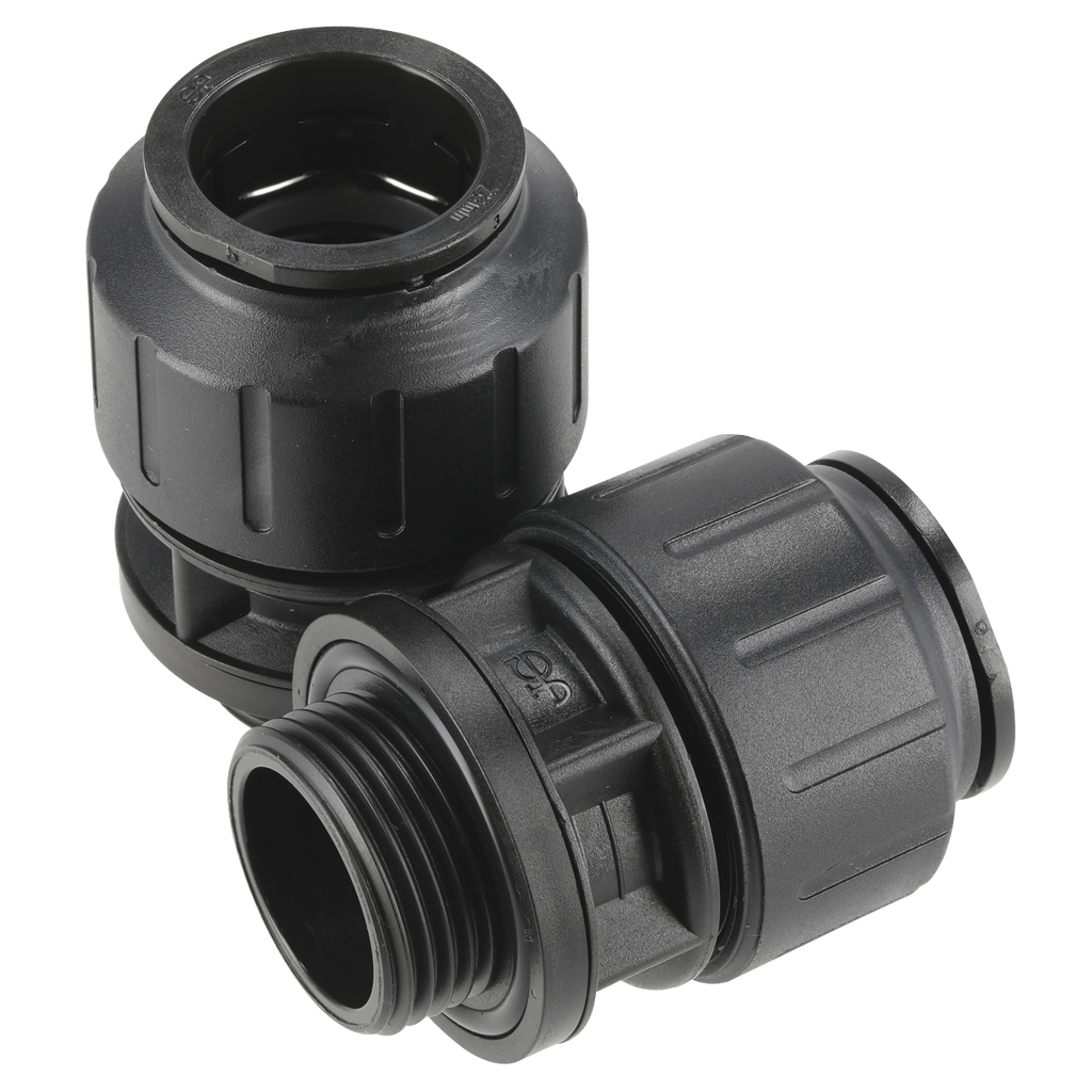John Guest® Straight Adaptor 28mm x 1"BSP - Pack of 2 CAS28SA