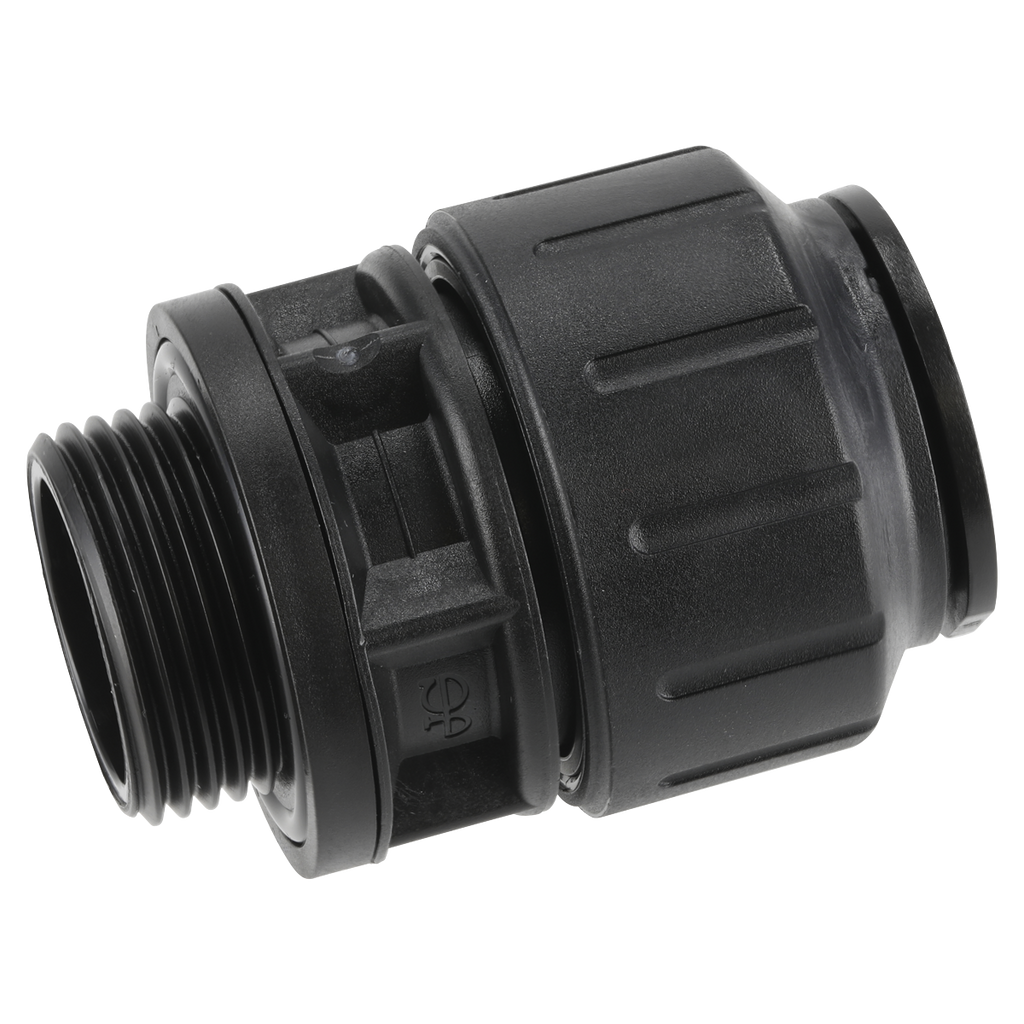 John Guest® Straight Adaptor 28mm x 1"BSP - Pack of 2 CAS28SA