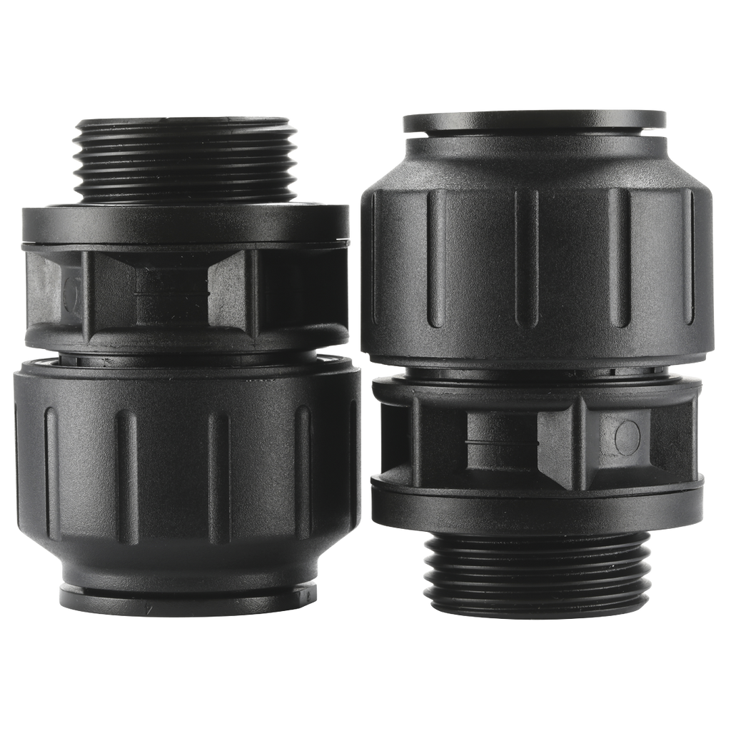 John Guest® Straight Adaptor 28mm x 1"BSP - Pack of 2 CAS28SA