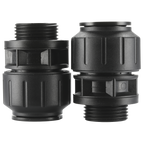 John Guest® Straight Adaptor 28mm x 1"BSP - Pack of 2 CAS28SA