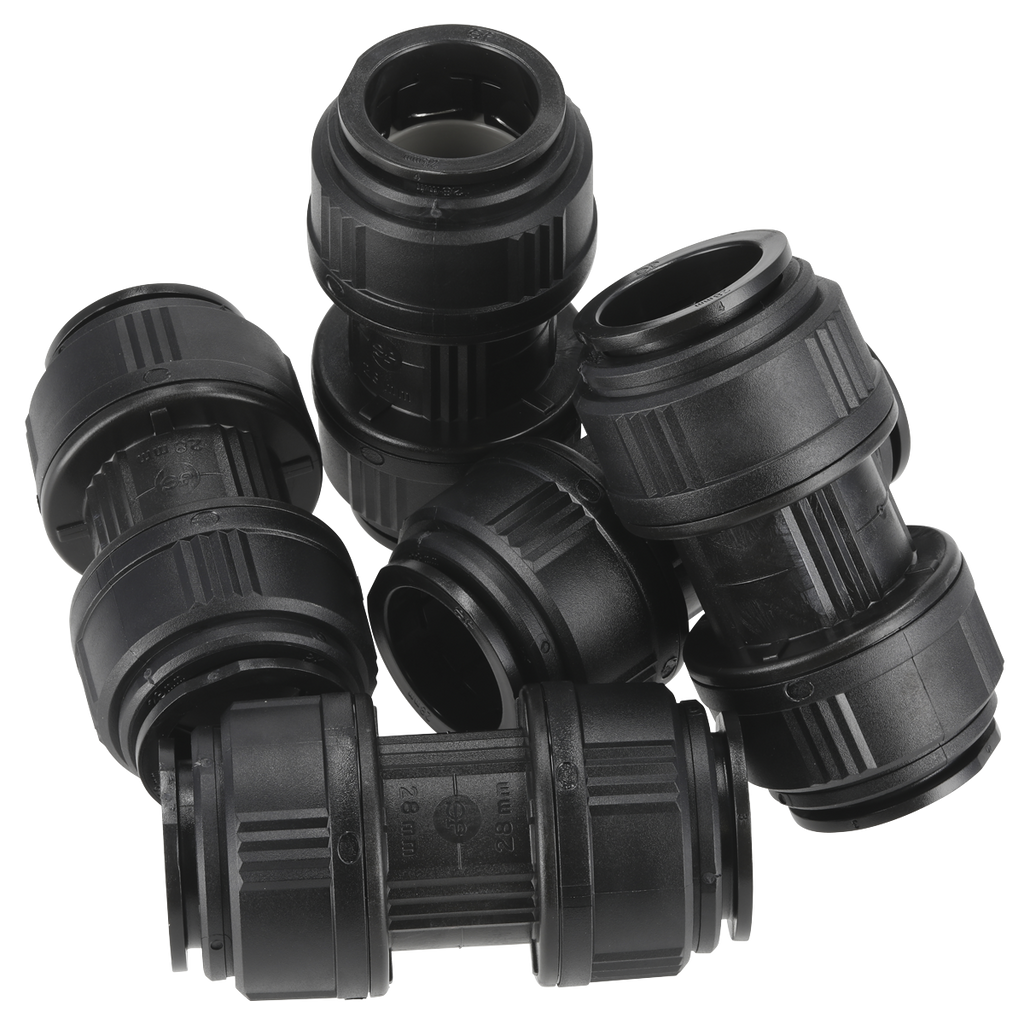 John Guest® Straight Connector 28mm - Pack of 5 CAS28SC