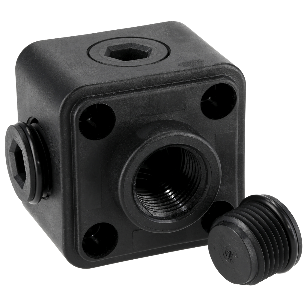 John Guest® Porting Block 5 x 1/2"BSP Connection CASPB