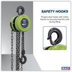 2.5m Chain Block 1 Tonne CB1000E