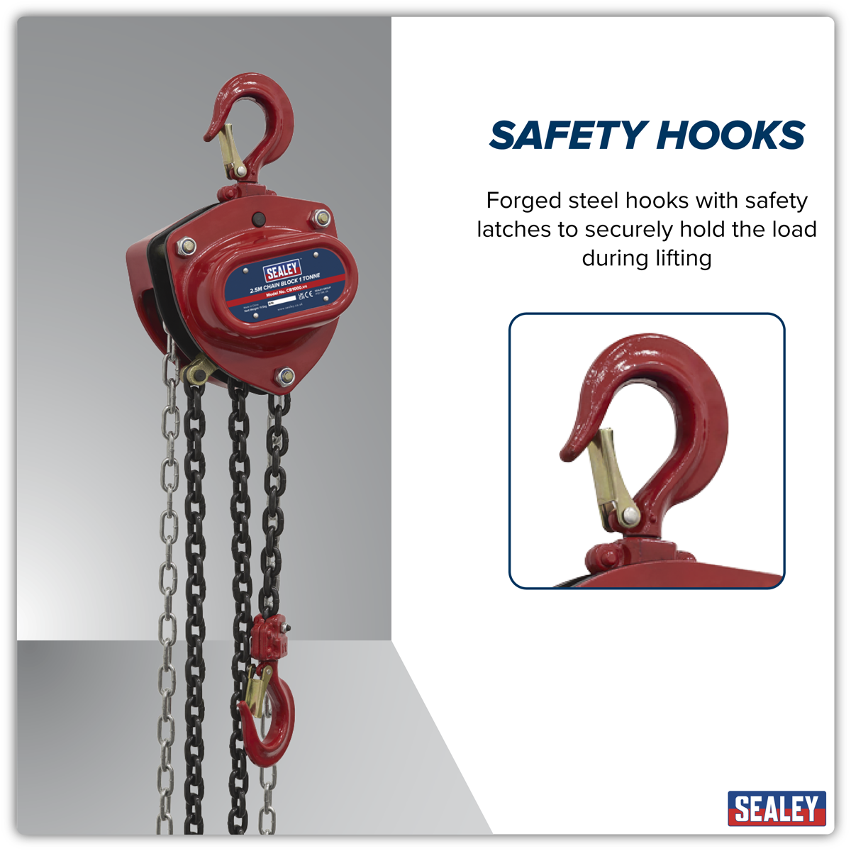 2.5m Chain Block 1 Tonne CB1000