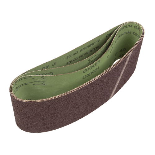 100 x 610mm Sanding Belt 40Grit - Pack of 3 CB16140/3