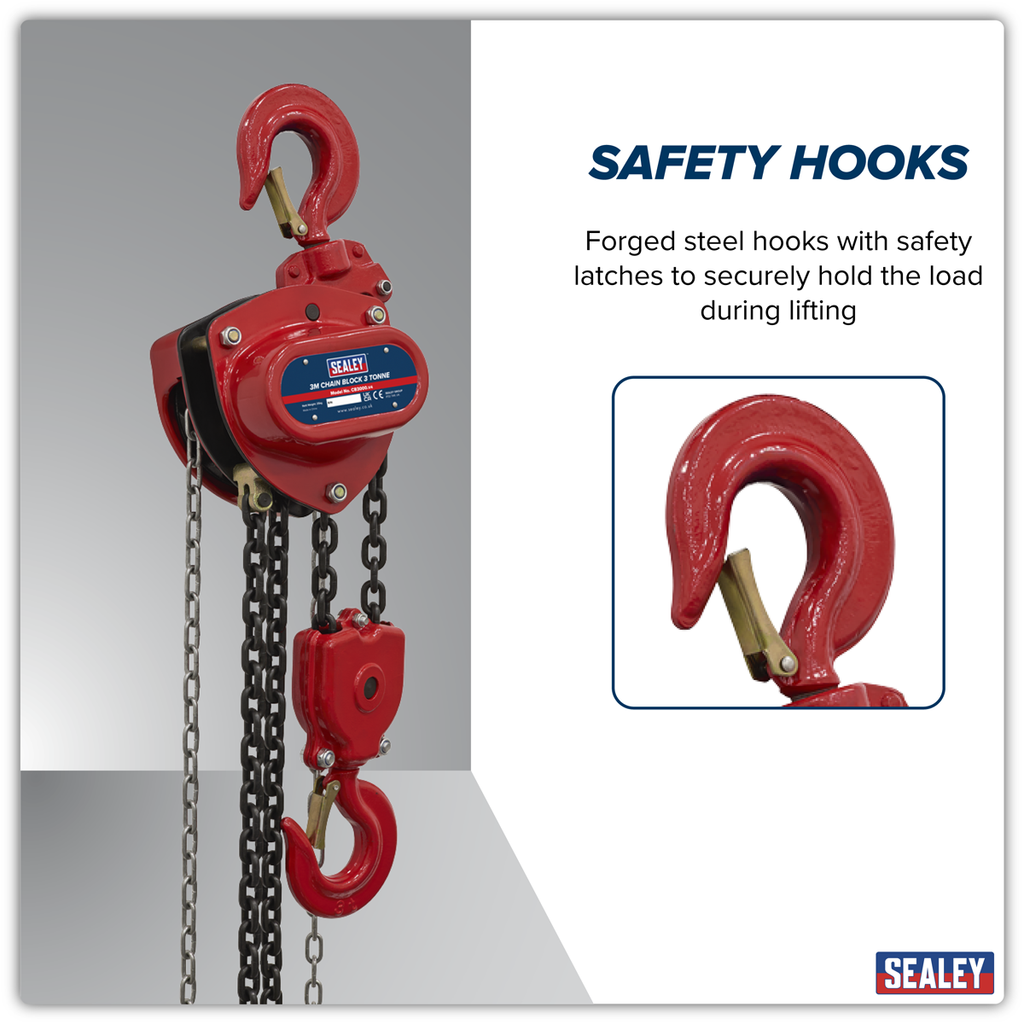 3m Chain Block 3 Tonne CB3000