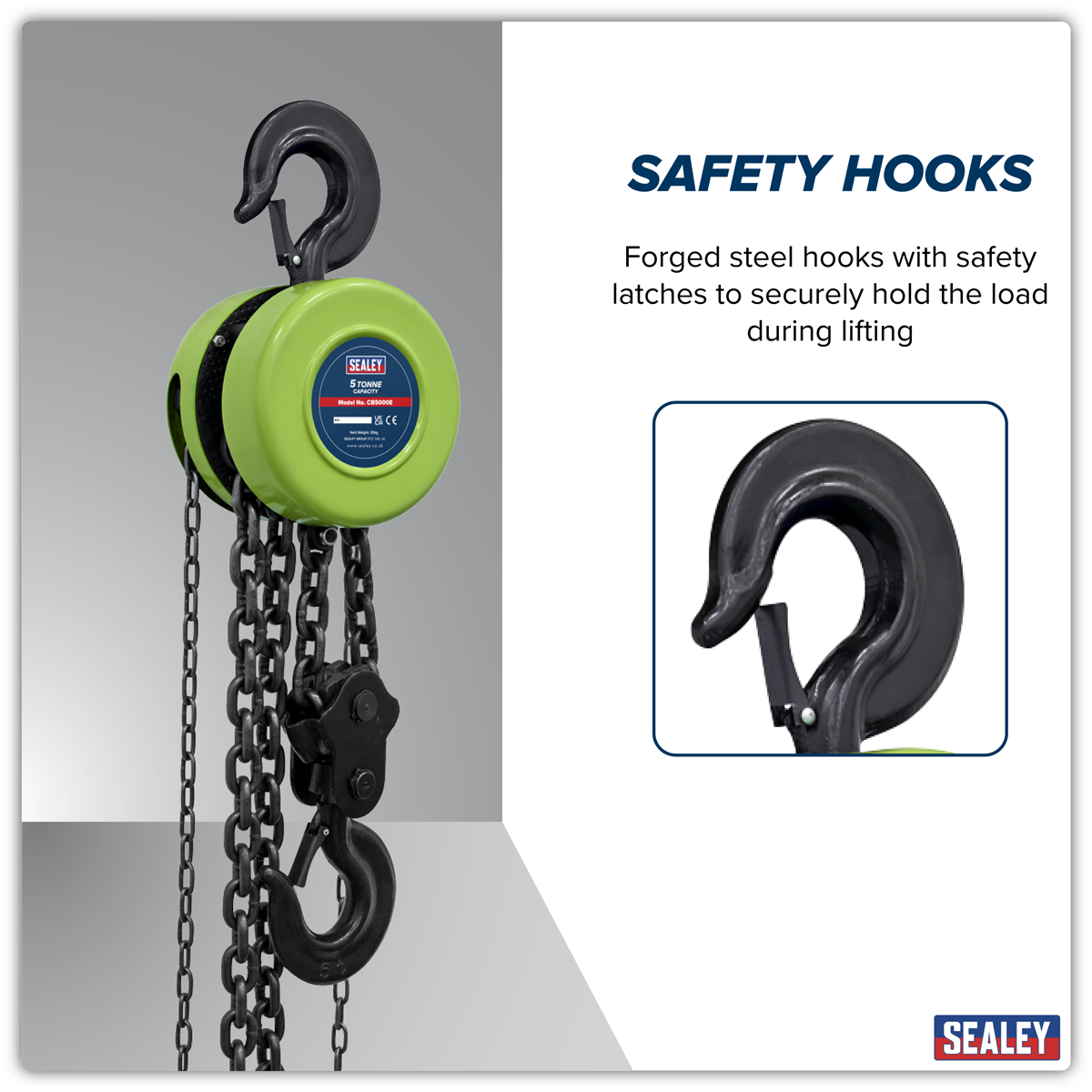 3m Chain Block 5 Tonne CB5000E