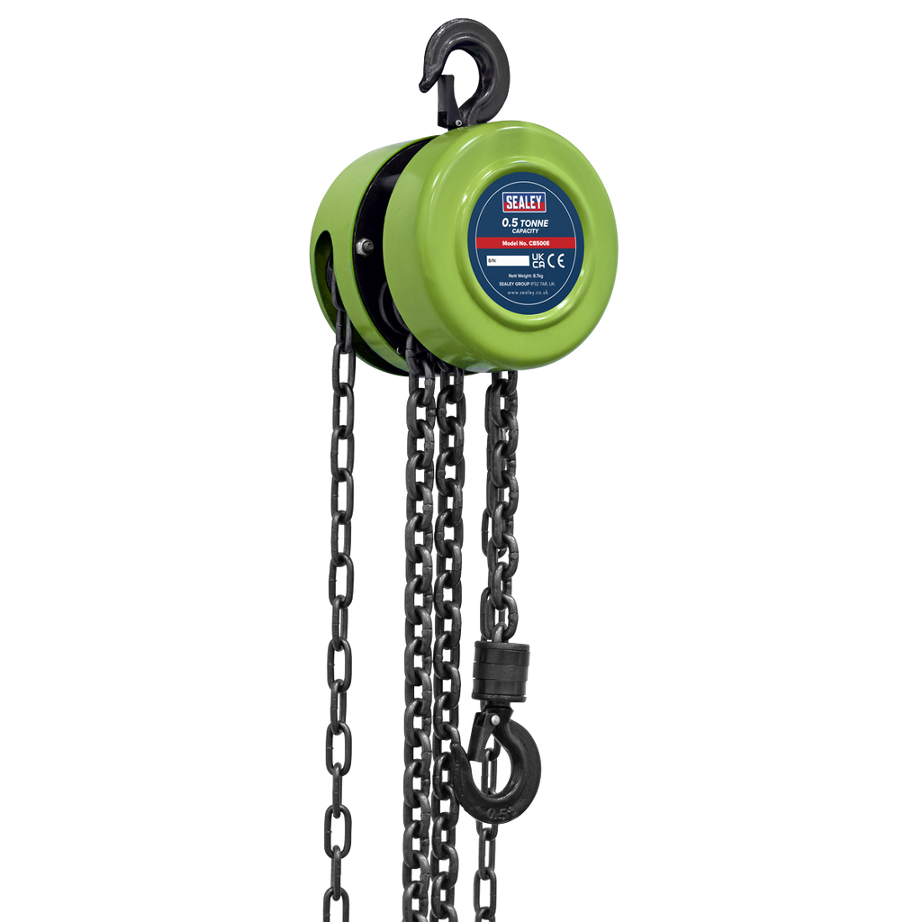 2.5m Chain Block 0.5 Tonne CB500E