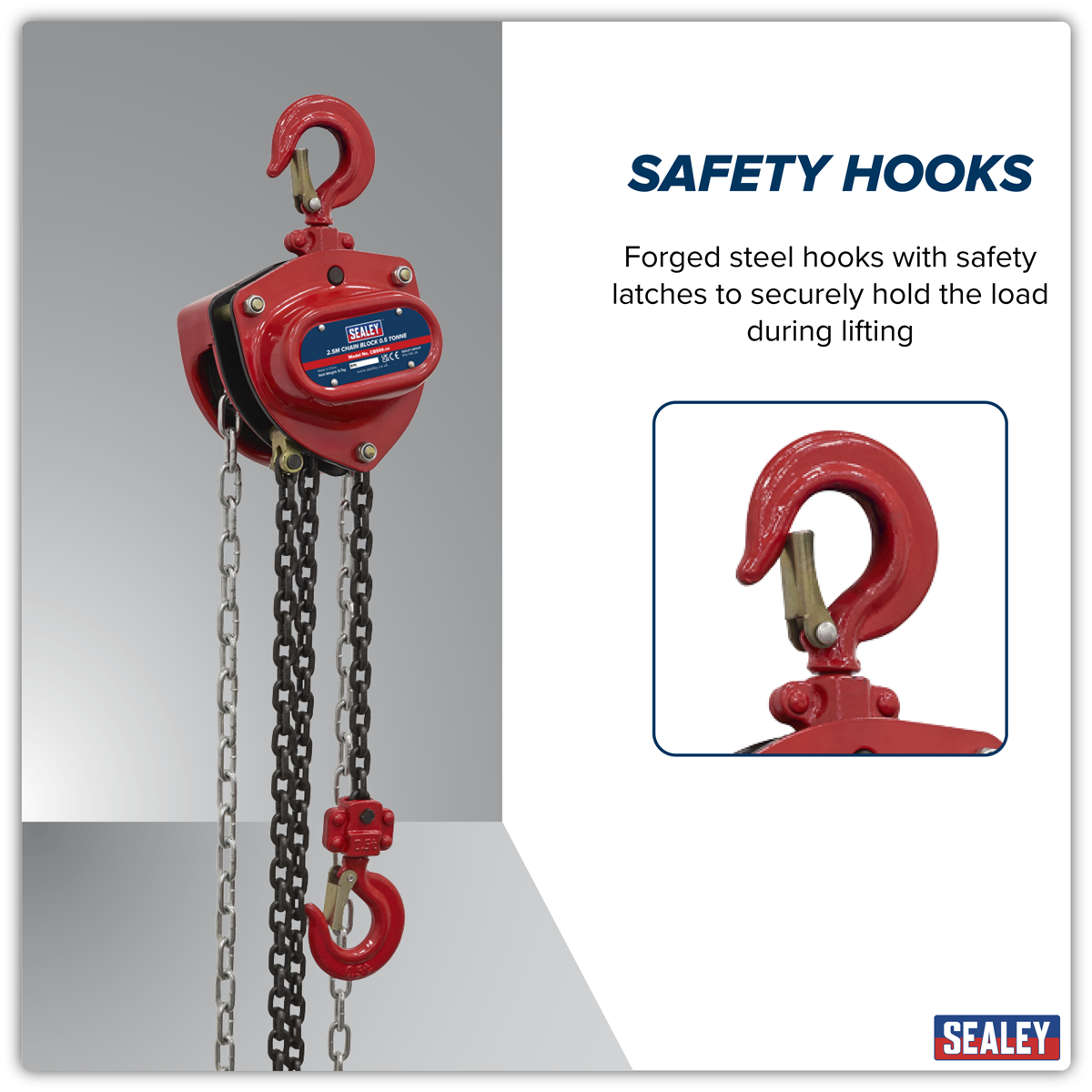 2.5m Chain Block 0.5 Tonne CB500