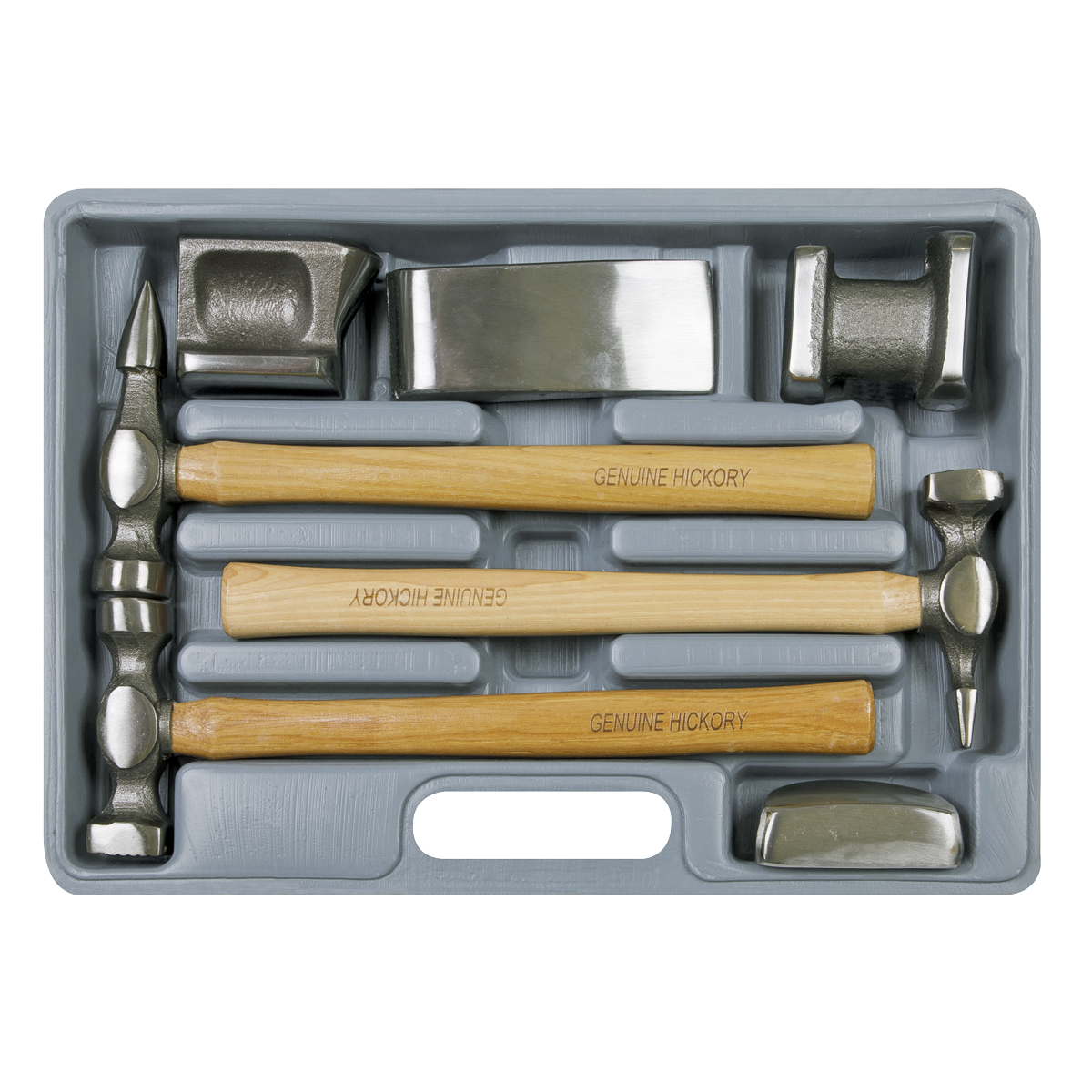 Drop-Forged Panel Beating Set with Hickory Shafts 7pc CB507