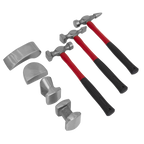 Drop-Forged Panel Beating Set with Fibreglass Shafts 7pc CB707