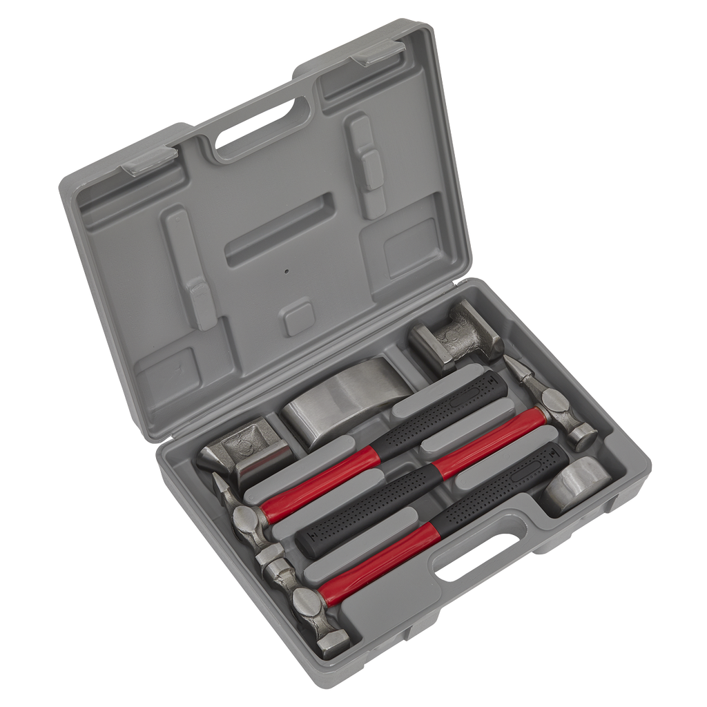 Drop-Forged Panel Beating Set with Fibreglass Shafts 7pc CB707