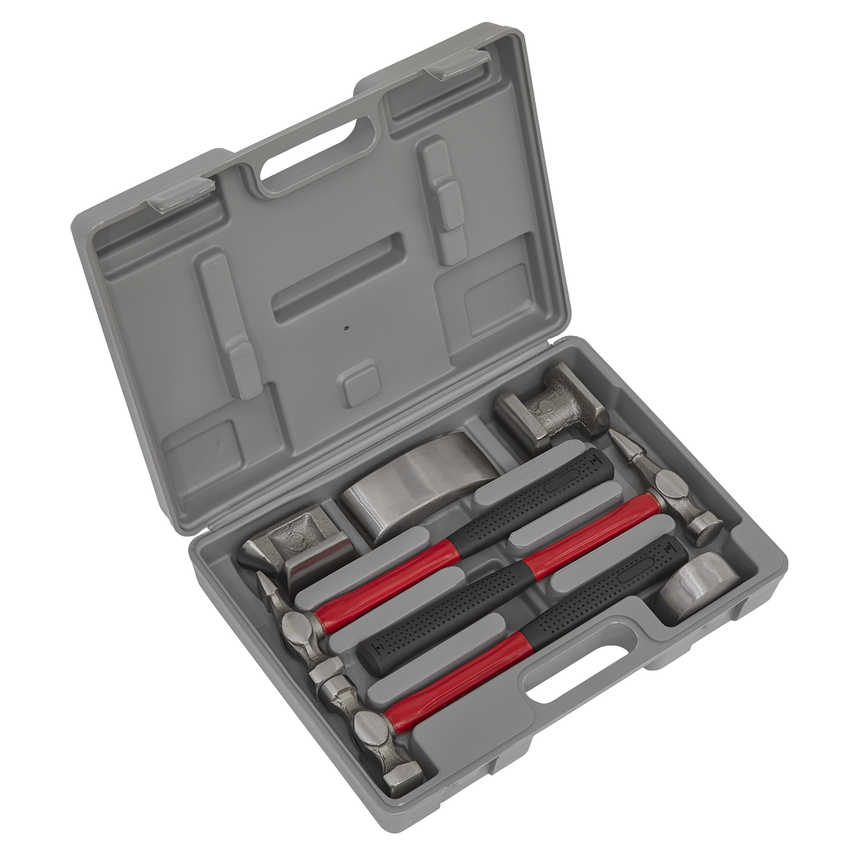 Drop-Forged Panel Beating Set with Fibreglass Shafts 7pc CB707